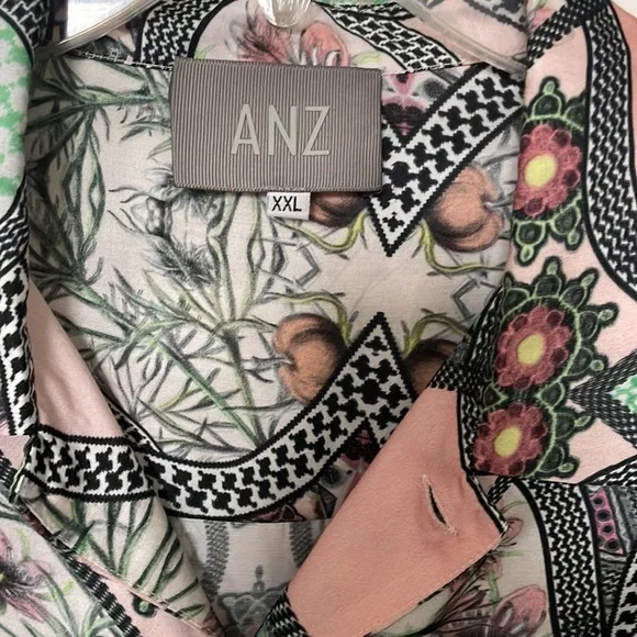 ANZ brand silk shirt XXL worn once